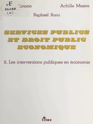 cover image of Services publics et droit public économique (2)